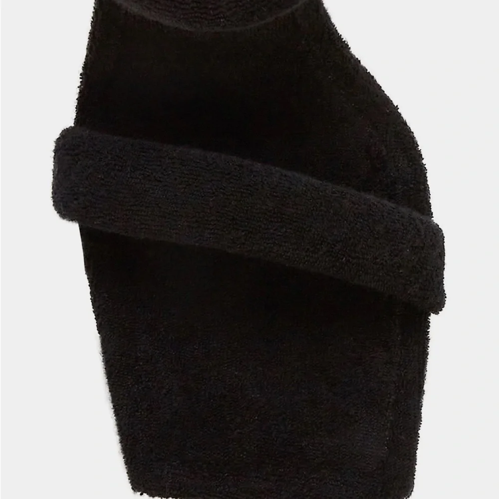 Good American Terry Ankle Wrap Sandal NWOT - Picture 5 of 8